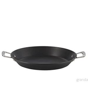 Le Creuset Aluminium non stick paellapanna, Ø 32 cm, lämplig för alla typer av spisar inklusive induktion, antracit/silver 630870284943 Le Creuset Aluminium non stick paellapanna, Ø 32 cm, lämplig för alla typer av spisar inklusive induktion, antracit/silver 630870284943
