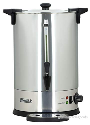 Kasselin vattenkokare 15 l rostfritt stål 1650 W anti brännskador och droppsystem 3611630001731