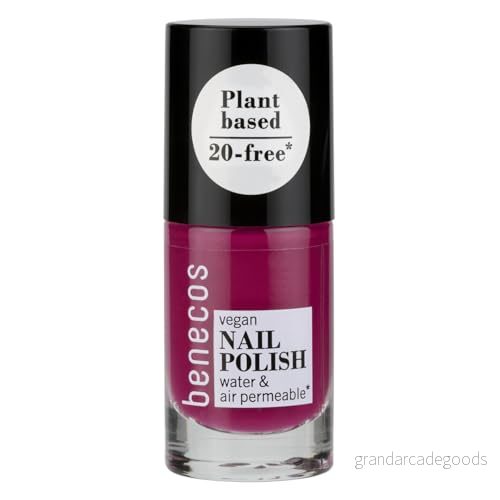 benecos nagelpolish 20free vattentät 5 ml vild orkidé 4260198094700
