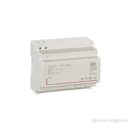 Radinbyggd nätdel 2 tråd för ljud och videodörrtelefon med videoadapter, 230 V/1,2 A 8005543545324