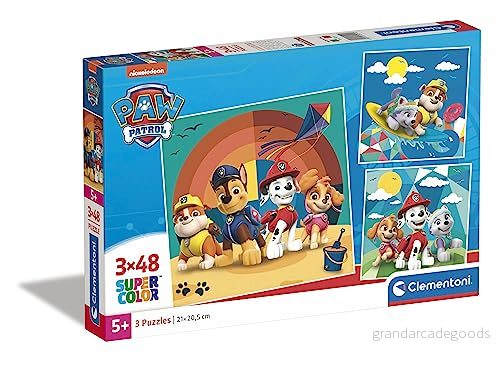 Clementoni Paw Patrol Super Color Pussel 3x48 Bitar 8005125252916