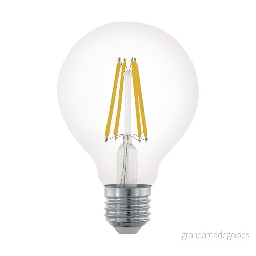 EGLO LED glödlampa G80 Globe 7.5W/827 806 lumen clear dimmable E27 9008606227600
