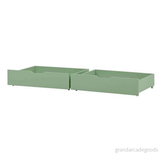 Hoppekids Sänglåda IDA MARIE 2 pack, Pale Green 5706558033082