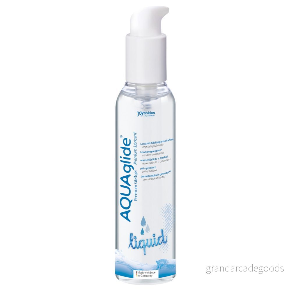 Joydivision AQUAglide liquid 250 ml glidmedel, vattenbaserat glidmedel och extra flytande, kompatibel med latexkondomer 4028403117084