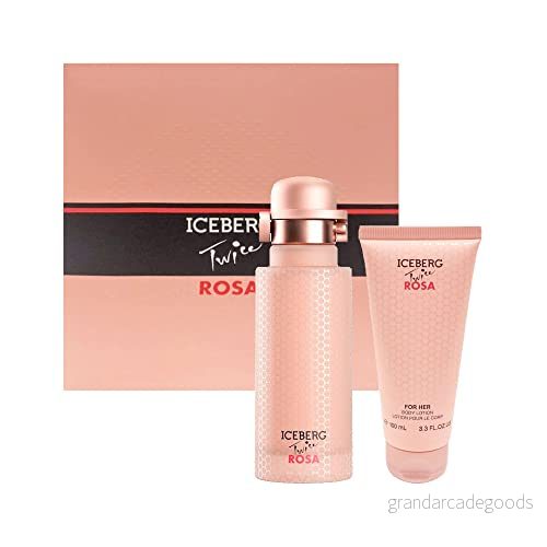 ICEBERG Twice Rosa Kvinna Presentset Parfym Edt For Her 125 ml Body Lotion 100 8057714450395