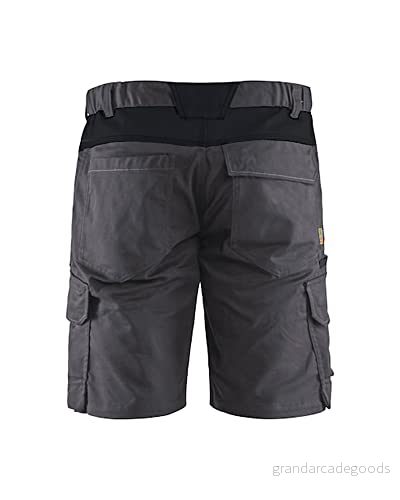 INDUSTRISHORTS 1446 1832 STRETCH MELLANGRÅ/SVART C64 Beijerbygg Byggmaterial 7330509758298