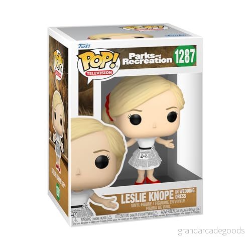 Funko POP! TV: Parks & Rec Leslie Knope (bröllop) and Recreation Samlingsbar vinylfigur Presentidé Officiell Merchandise Leksaker för barn och vuxna TV fans 889698656948