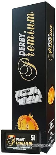 DERBY TOKAI Premium Rakblad med dubbla kanter, Paket 100 8690885300160