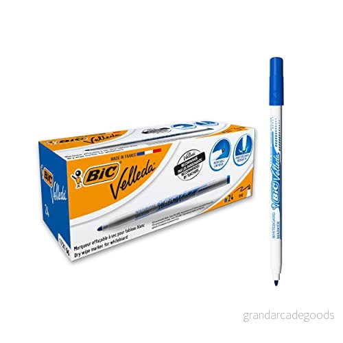 BIC Velleda 1721 Whiteboardpennor blå, låda med 24 3086121721069