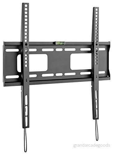 goobay 49890 TV väggfäste Pro fast (M), 81140 cm (32 till 55 tum), 50 kg, enkel och säker fastsättning, Vesa Standard, QLED/LED, svart 4040849498909